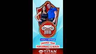 “Enhance Your Performance & Health With Titan Medical” Article in our Weekly Newsletter!