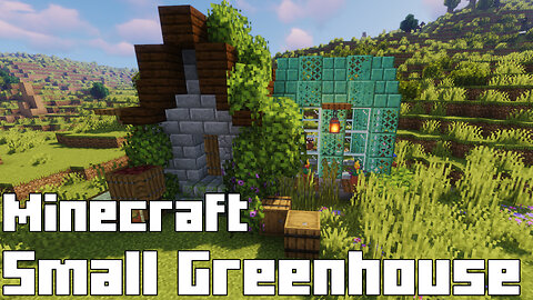 Minecraft Small Greenhouse - Easy Gardening Build