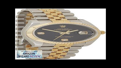 Rolex Pre-Loved Stainless Steel & 18K Yellow Gold Onyx Diamond Datejust 116233 36mmWith Review