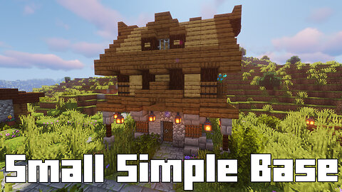 Minecraft Small Simple Base - Survival Starter Guide