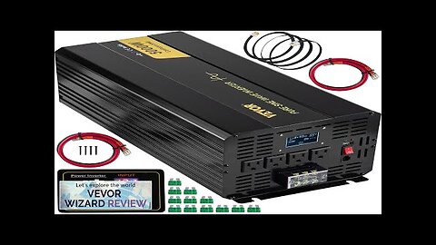 VEVOR Pure Sine Wave Inverter 5000 Watt Power Inverter DC 12V Review