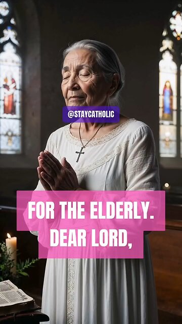 FOR THE ELDERLY, A PRAYER #truth #Trinity #jesus #Catholic #mary #joseph #ihs #bible #christ #christ
