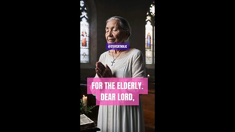 FOR THE ELDERLY, A PRAYER #truth #Trinity #jesus #Catholic #mary #joseph #ihs #bible #christ #christ