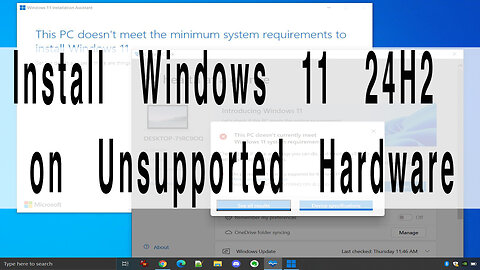 ✅ How to Install Windows 11 24H2 on Unsupported Hardware [2025] | Step-by-Step Tutorial