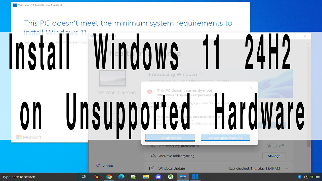 ✅ How to Install Windows 11 24H2 on Unsupported Hardware [2025] | Step-by-Step Tutorial