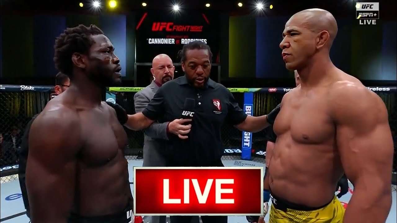 🔴LIVE Jared Cannonier vs Gregory Rodrigues fight