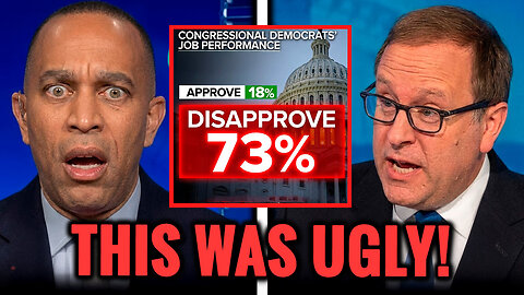 Hakeem Jeffries PANICS as ABC Host Reveals Democrats’ Poll Collapse