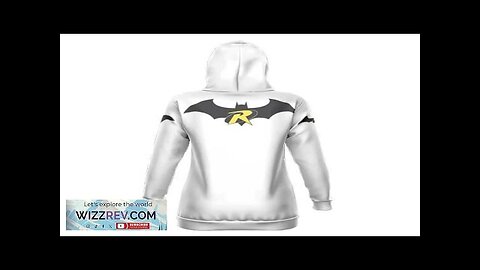 DC Comics Batman And Robin White Hooded Sweatshirt Dress Review