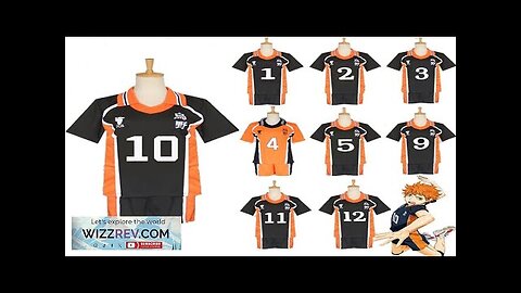 Anime Haikyuu Cosplay Costume Karasuno High School Volleyball Club Hinata Shyouyou Kageyama Review