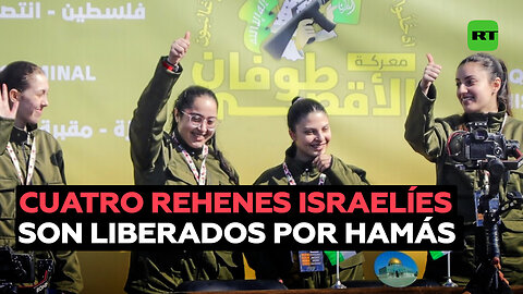 Hamás libera a cuatro rehenes israelíes
