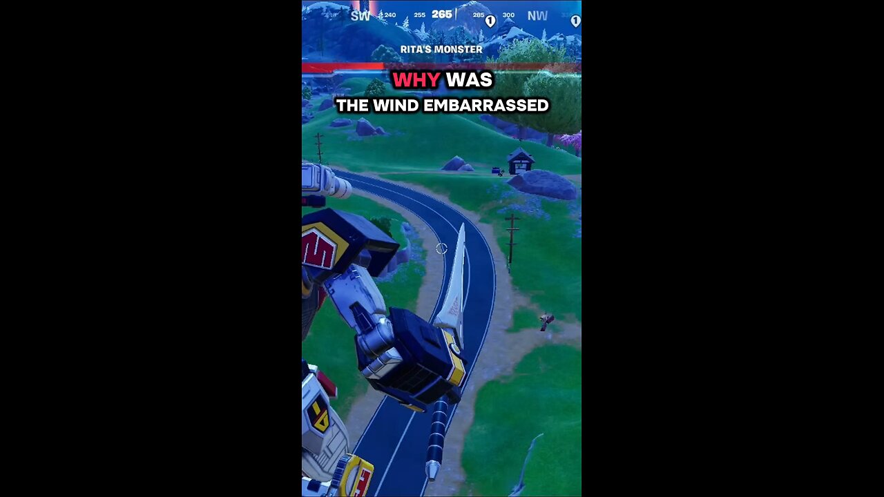 Why was the wind embarrassed? #humor #funny #fortnite