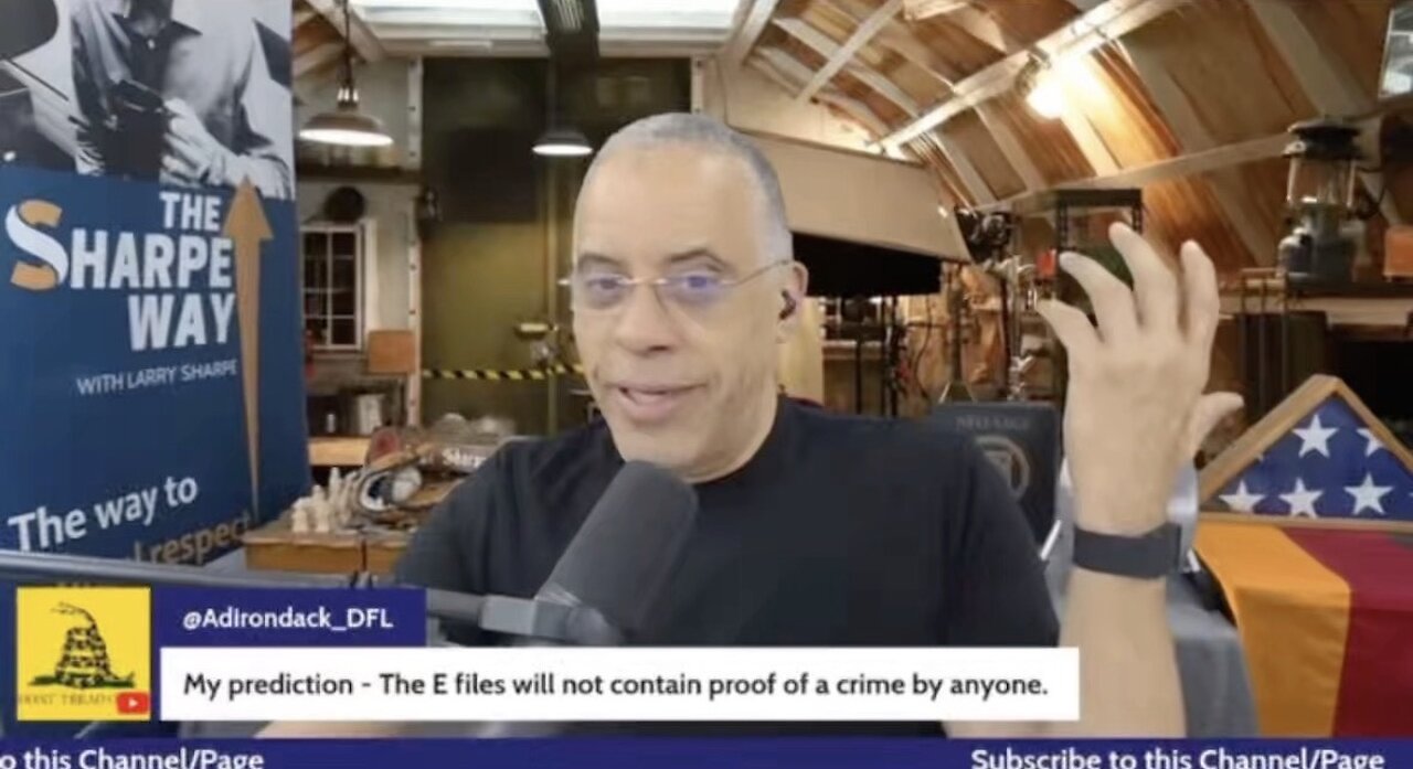 Do you think anyone will be put away because of the E-Files?