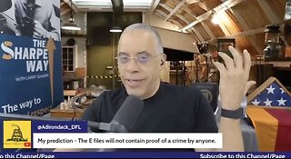 Do you think anyone will be put away because of the E-Files?