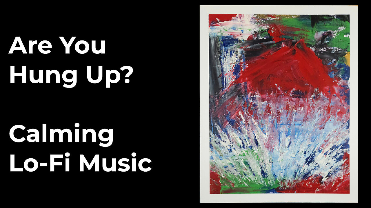Soothing Chaos: Relax to Palette Knife Painting & Gentle Lofi Flow