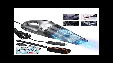 120W Portable Auto Car Handheld Vacuum Cleaner Duster Wet & Dry Dirt Review