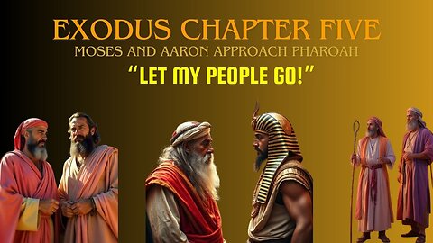 Exodus Chapter 5 Bible Study: Let My People Go