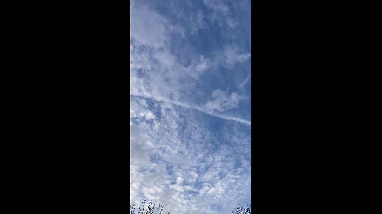 A few seconds looking up.