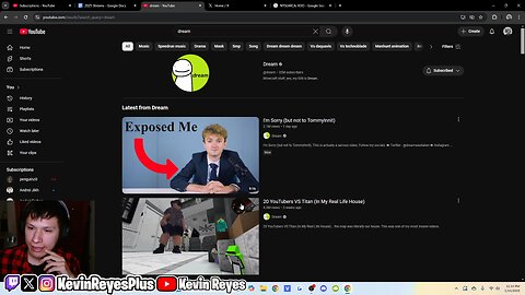 1/14/25 Twitch Stream - Dream Responds To TommyInnit Drama In The Big 2025 And It's Not Going Well