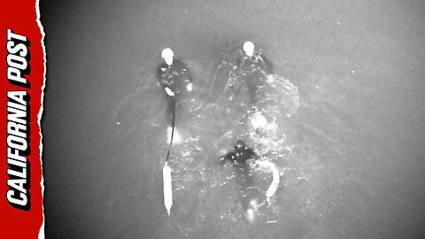 Surfer swept out to sea clings to buoy as drones lead rescuers to dramatic save