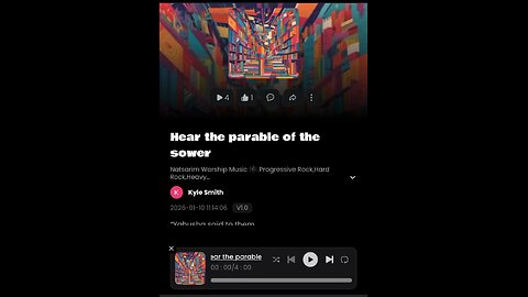 Hear the parable of the sower