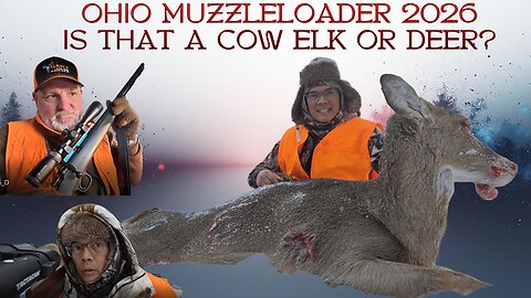 Ohio Muzzleloader 2026 Is That A Cow Elk or Deer