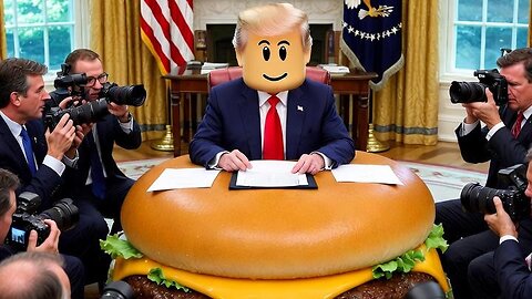 greatest desk in history 🍔🇺🇸