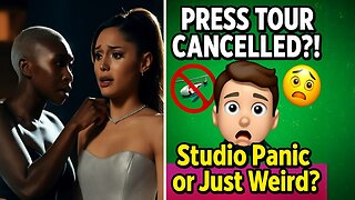 Wicked: For Good Press Tour CANCELLED?! Studio PANICS or Are They Just THIS Weird?