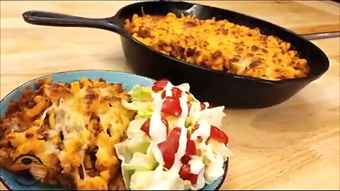 4 INGREDIENT HAMBURGER CASSEROLE - BUDGET COMFORT FOOD WEEKNIGHT DINNER 😋