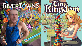 Building Cities With Tetris Pieces & Cards - Let's Discover Indie Games River Towns & Tiny Kingdom