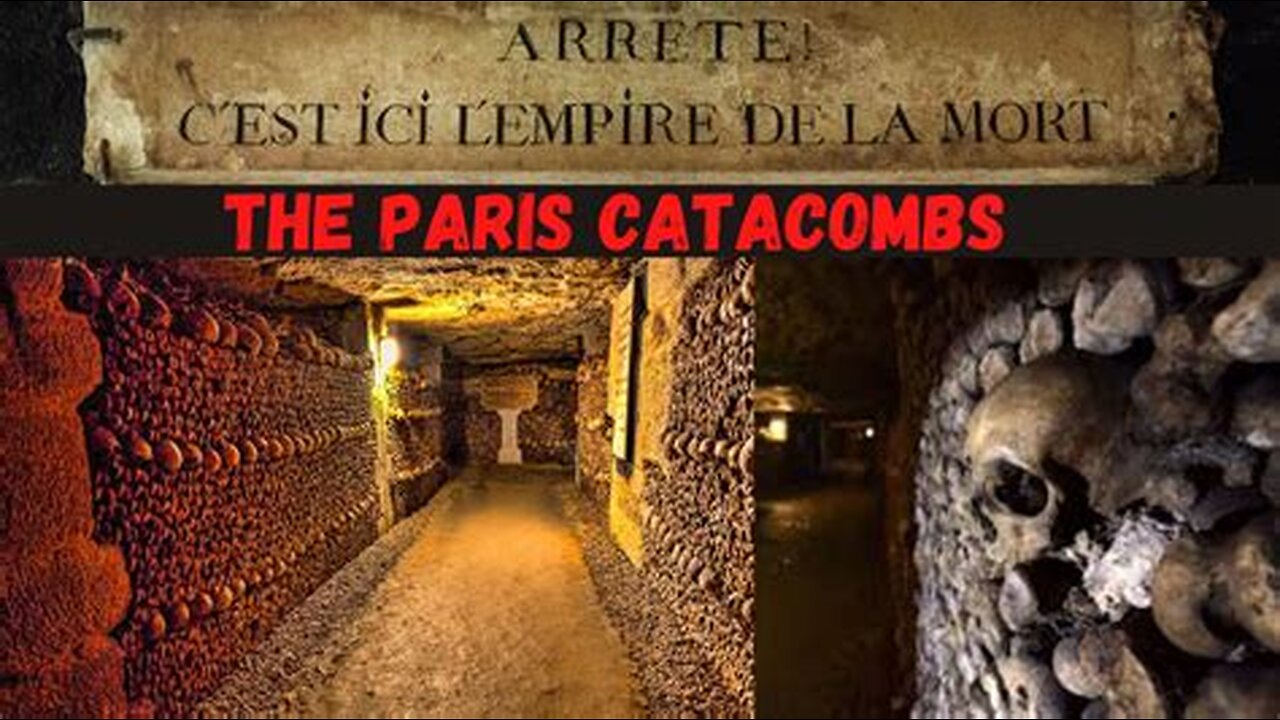 THE CATACOMBS UNDER PARIS 💀 ARE AS SUSPICIOUS AS IT GETS