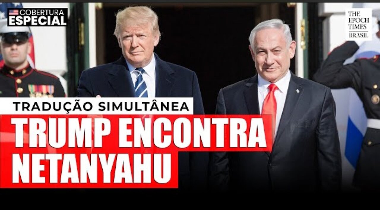 🔴 Coletiva de imprensa de Trump e Netanyahu | COBERTURA ESPECIAL