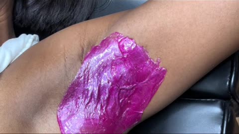 Underarm Waxing Using Sexy Smooth Tickled Pink Hard Wax | @relaxation_by_ryan