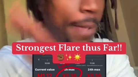 Biggest solar flare of the year just happened on 11:11