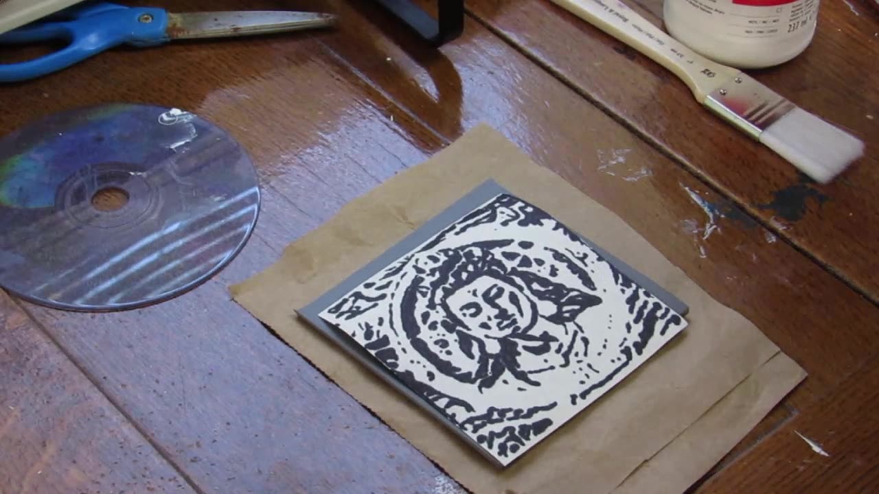 Hand-Carved Linocut of Shiva | DIY Process + Sample Print