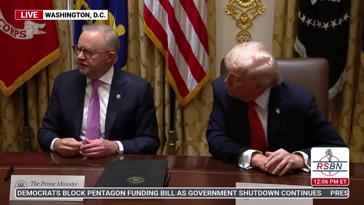 WATCH: President Trump Participates in a Bilateral Meeting With the PM of Australia - 10/20/25