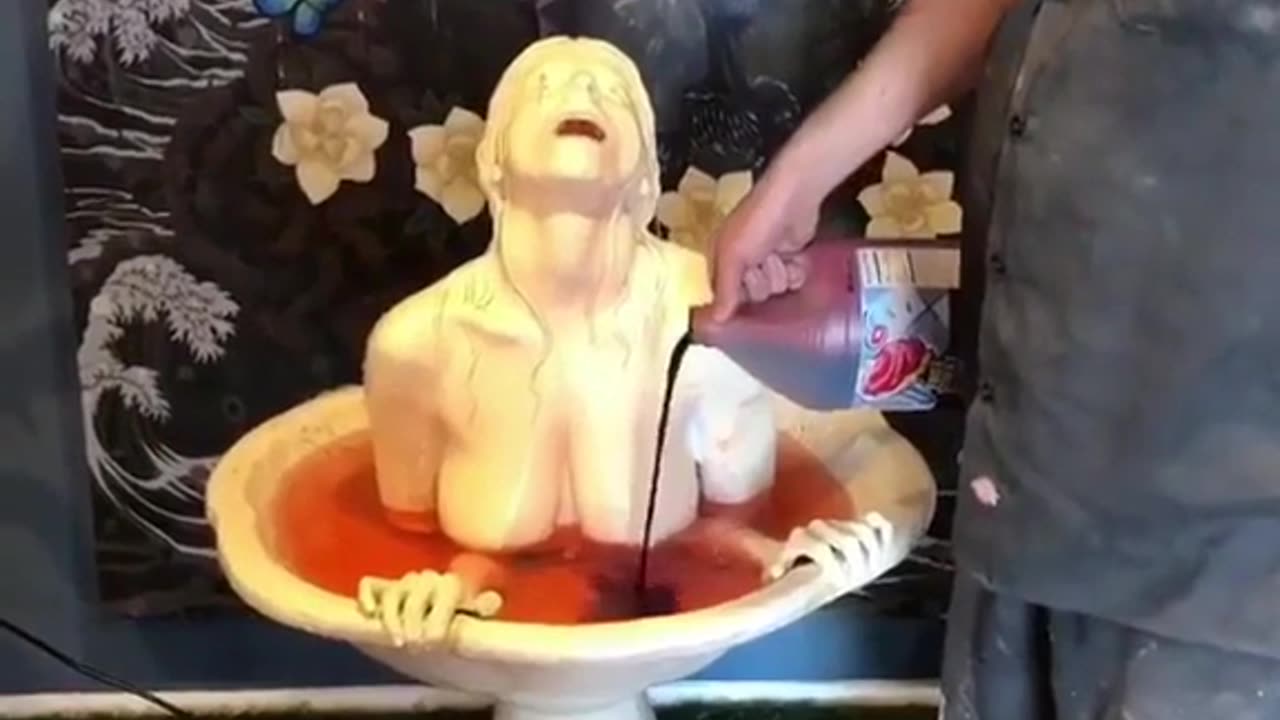 😢💧 This Crying Water Fountain Will Haunt Your Dreams | TheHauntingHour