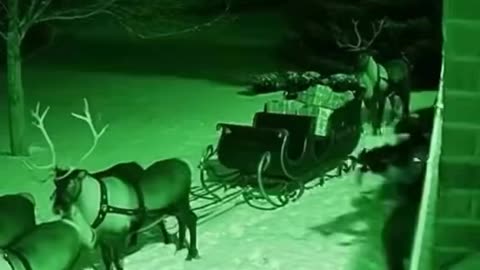 Santa enters the USA illegally