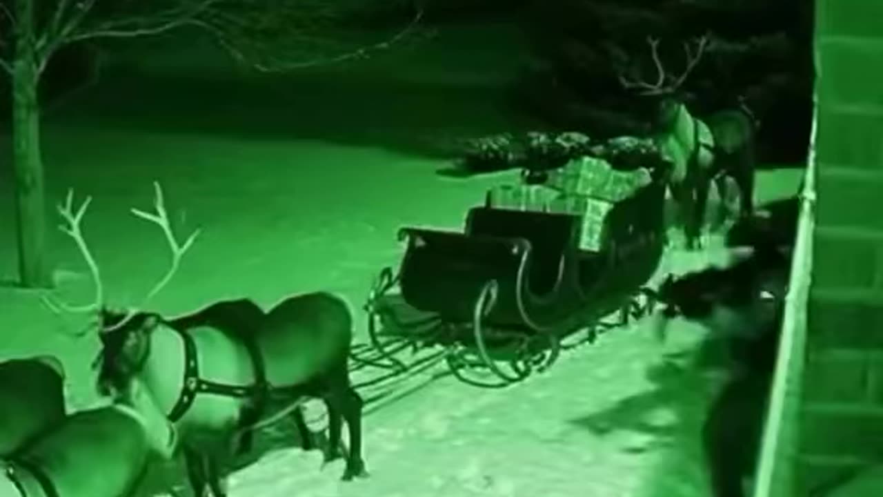 Santa enters the USA illegally