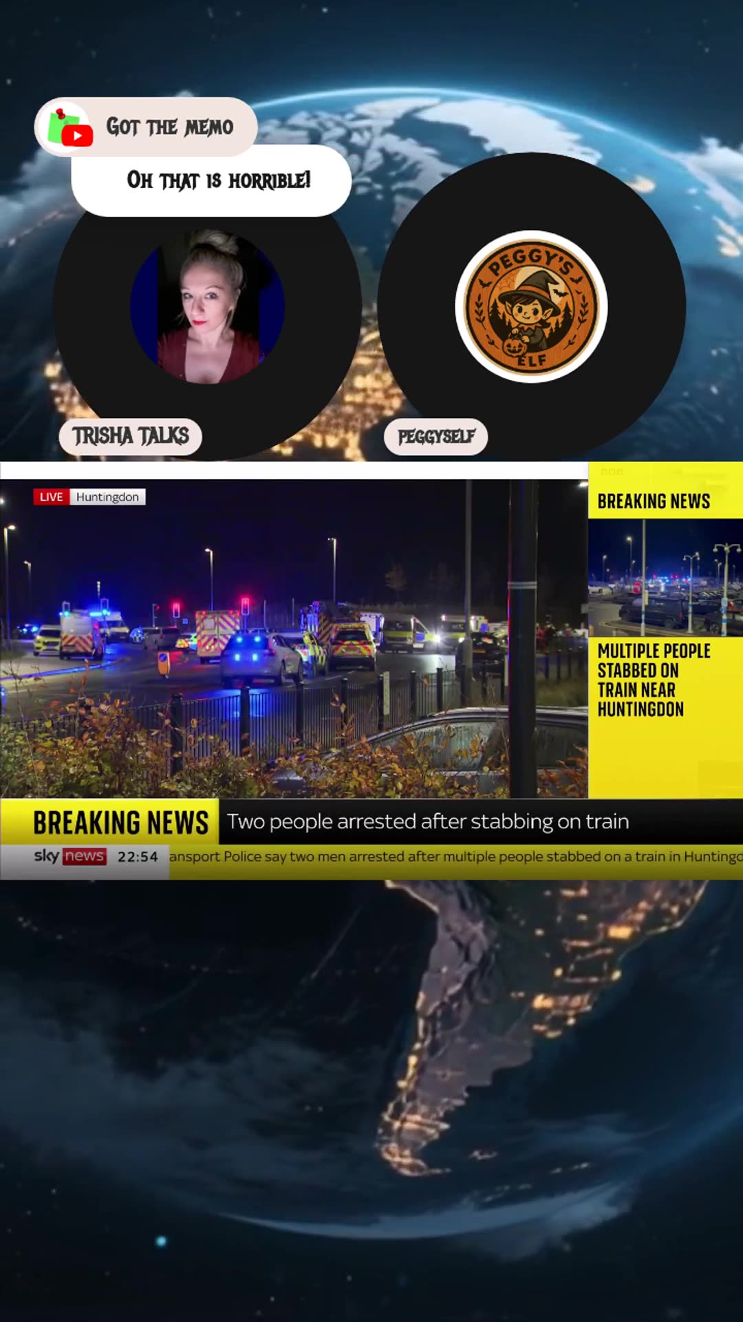 BREAKING: Major incident unfolding as up to 10 people stabbed on a train in Huntington, Cambs UK