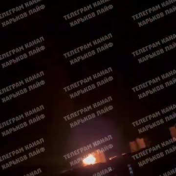 Kharkiv now: cars are burning near residential buildings.