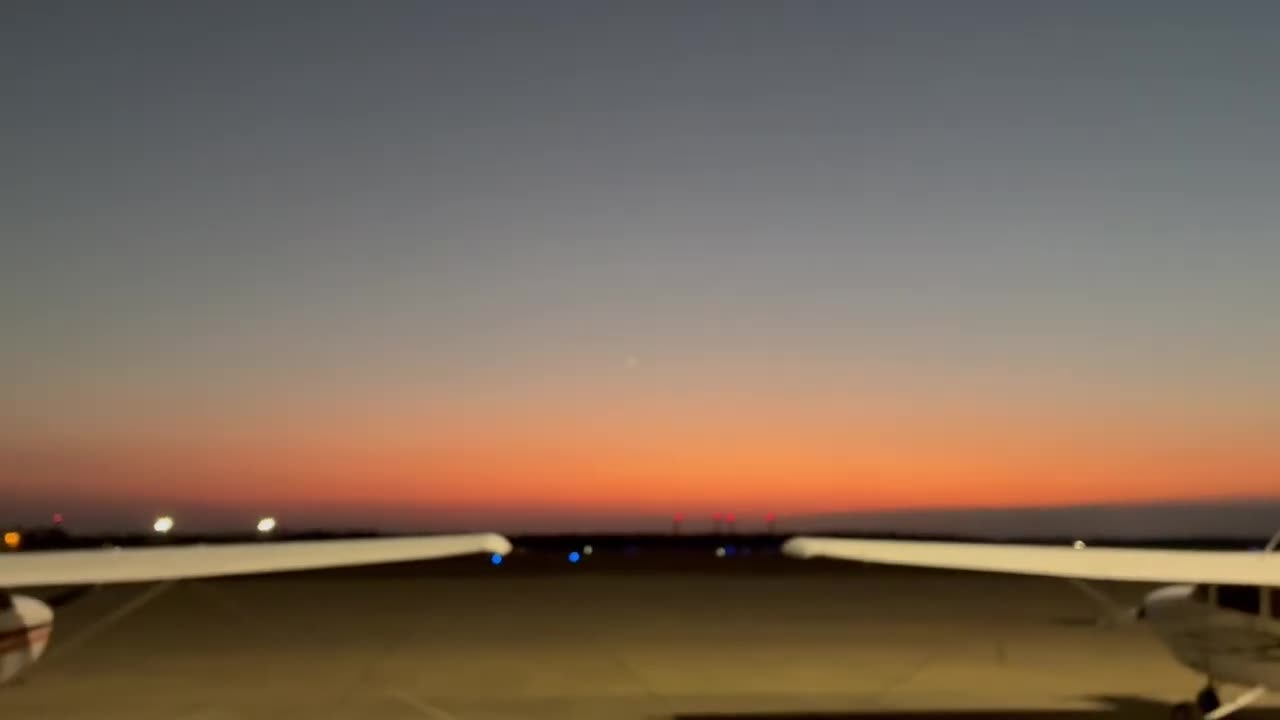 Dusk winter solstice, moon