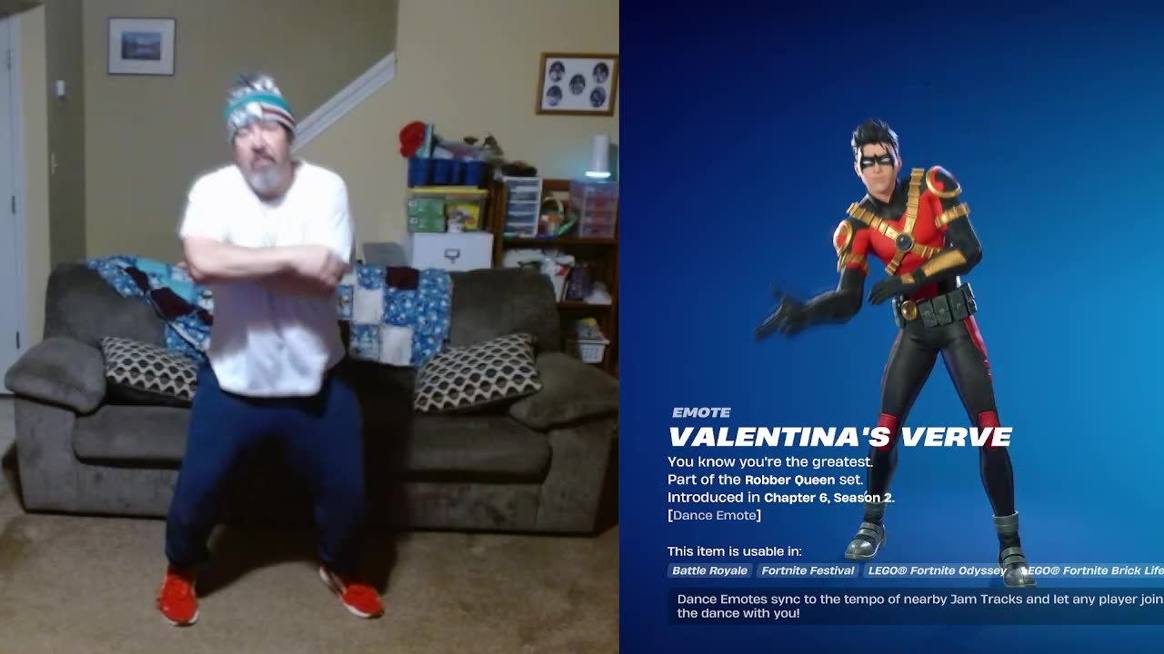 FFG Dance Fortnite Emotes Valentina's Verve