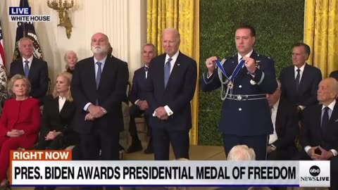 Man Photographed with Would-Be Trump Assassin Receives Presidential Medal of Freedom From Joe Biden