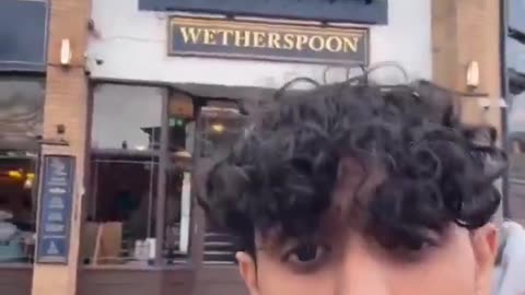 He complains that there's no halal food in British pubs. Any advice for him?