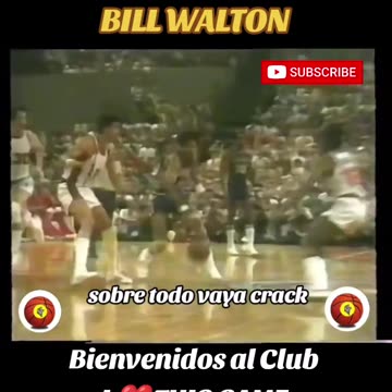 JULIUS ERVING volando por encima de BILL WALTON!!