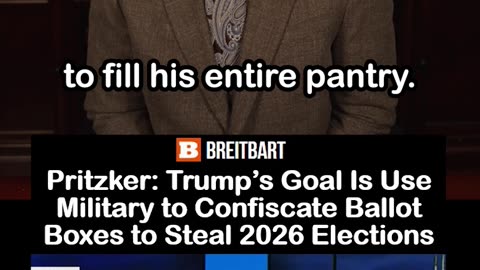 Pritzker: Trump to Use Military to Confiscate Ballot Boxes to Steal Elections