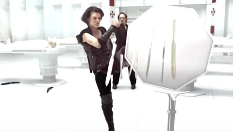 Alice Defeats Wesker RESIDENT EVIL AFTERLIFE Milla Jovovich, Ali Larter