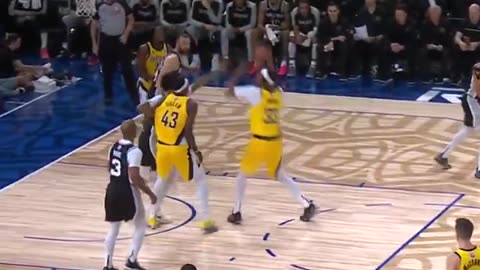 Myles Turner: HAMMER TIME! 🔨💥 Incredible dunk for the Pacers! #NBA