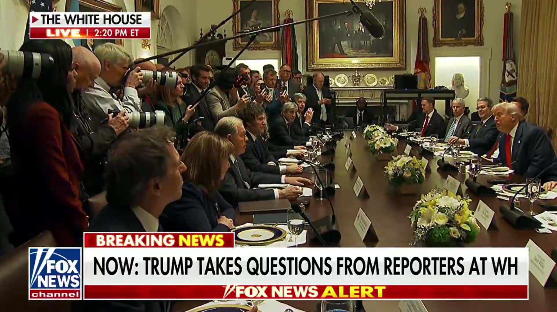 Trump refuses to take questions from ABC News