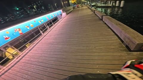 Ride to Luna Park Sydney for a photoshoot.